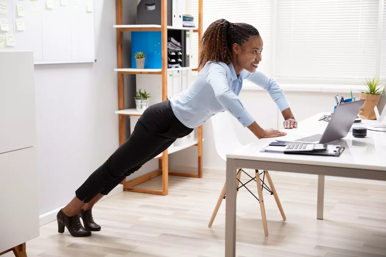 Desk push-ups