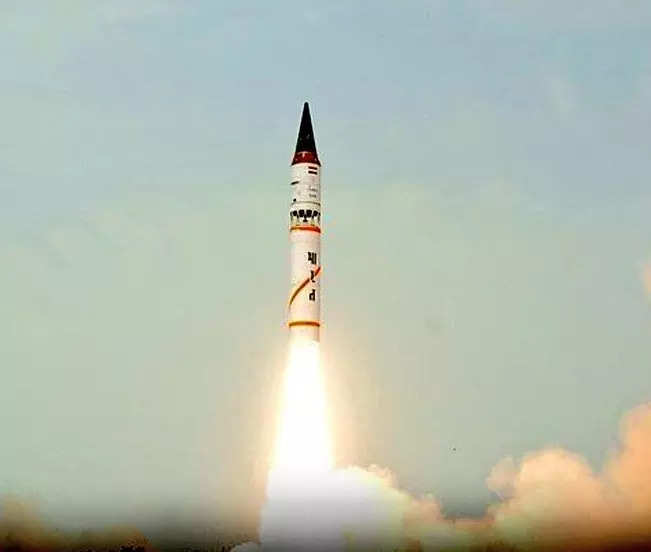 India carries out successful training launch of Intermediate Range Ballistic Missile, Agni-3