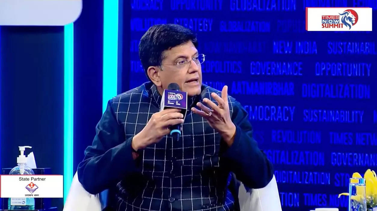 Piyush Goyal, Union Commerce and Industry Minister at Times Now Summit 2022