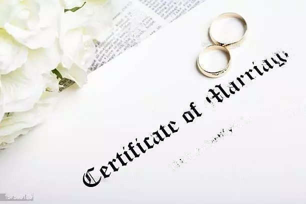 Marriage-certificate
