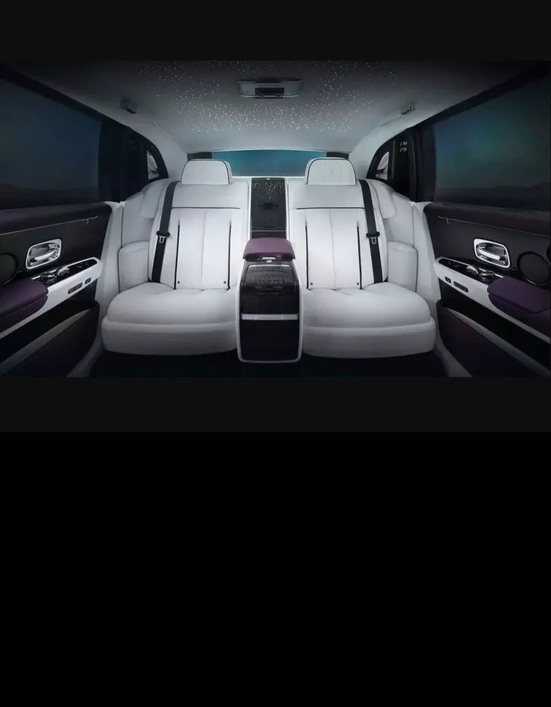 Rolls-Royce Phantom rear seats