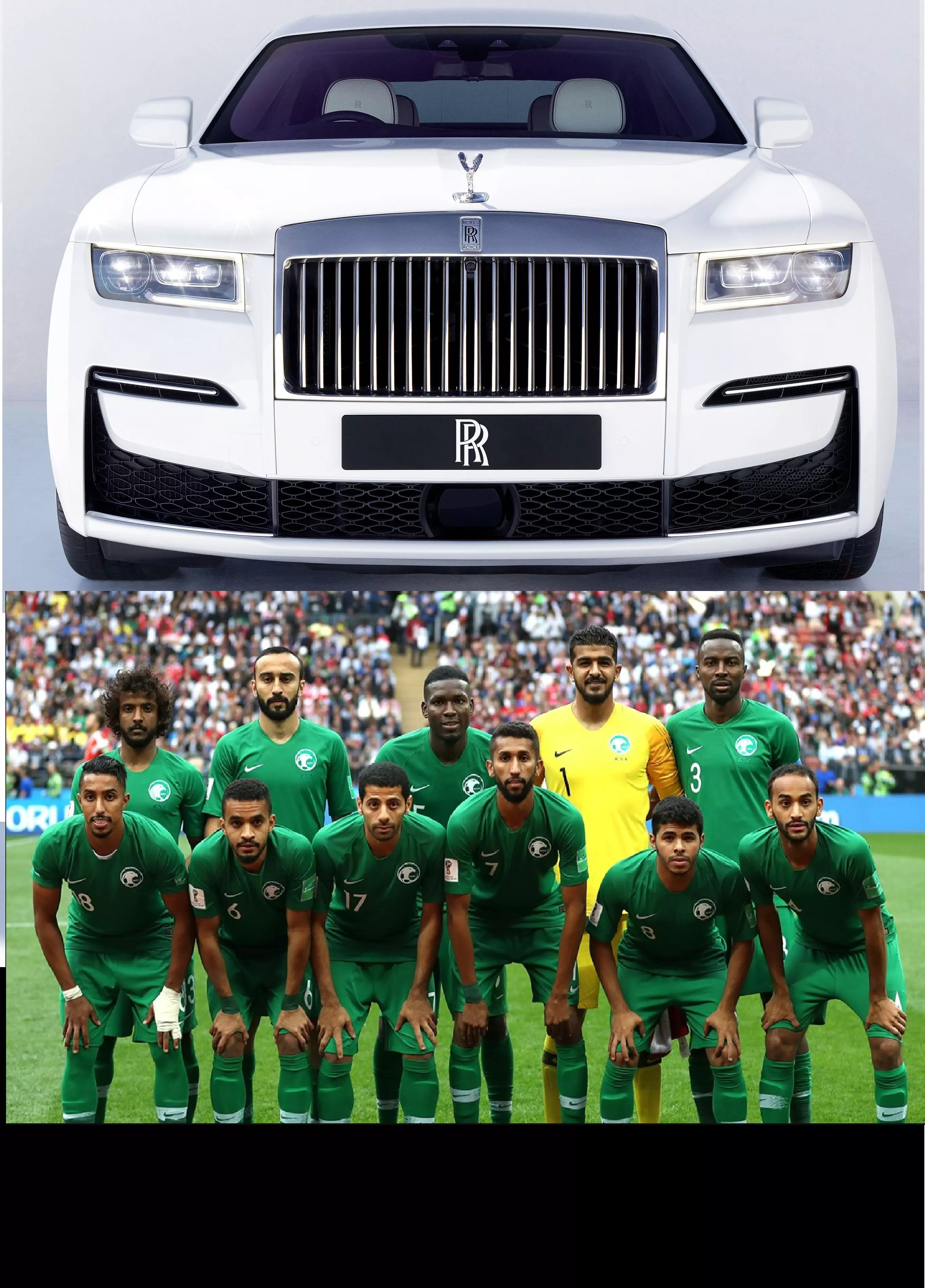 Rolls-Royce Phantom for Saudi Arabian Football Team