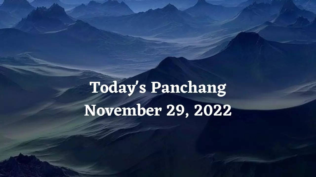 Today's Panchang November 29, 2022