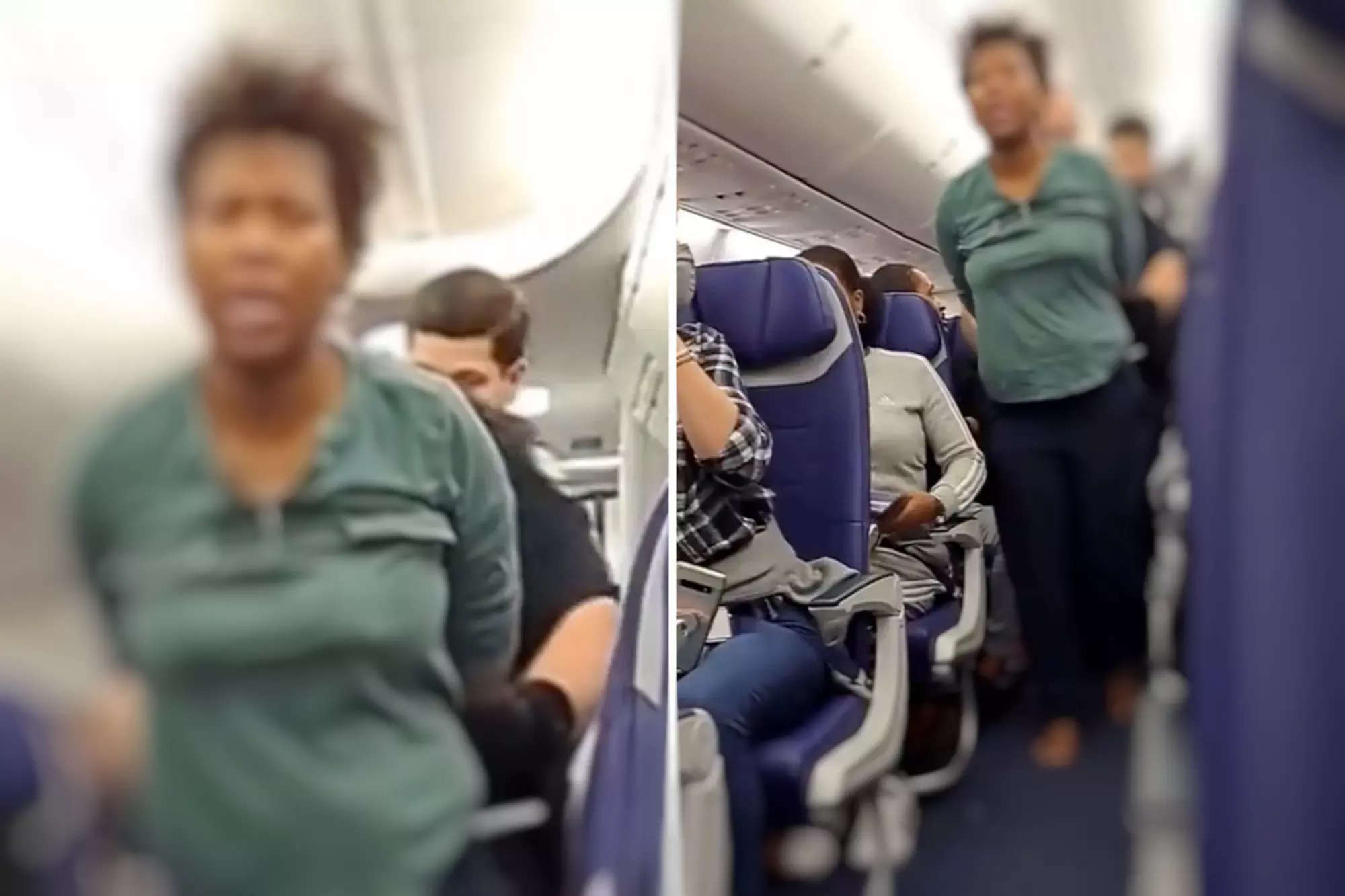 ​Woman tries to open plane door at 37,000-ft