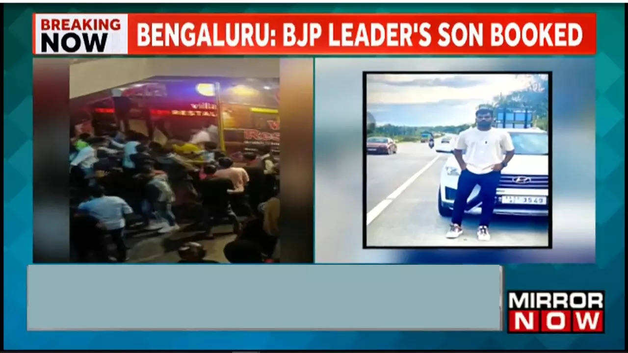 BJP leader's son booked
