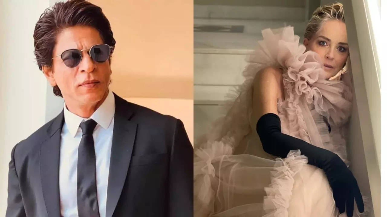 Sharon Stone's reaction Shah Rukh Khan's grand entry at Red Sea Film Festival wins hearts. Watch 'priceless' video