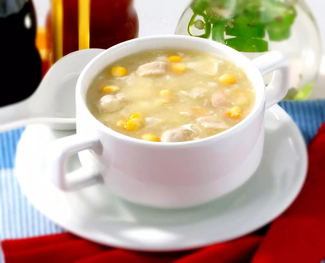 Sweet corn soup