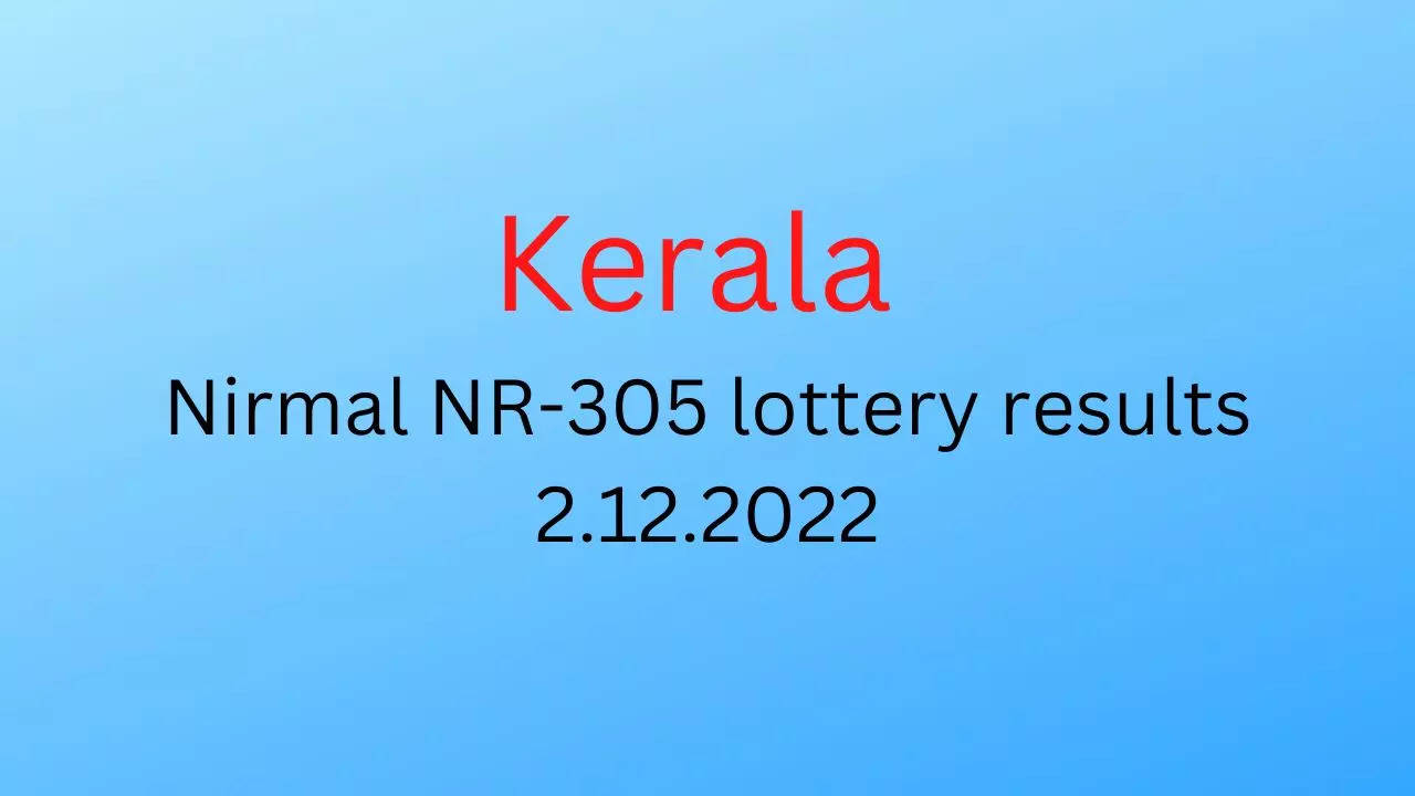Nirmal lottery result
