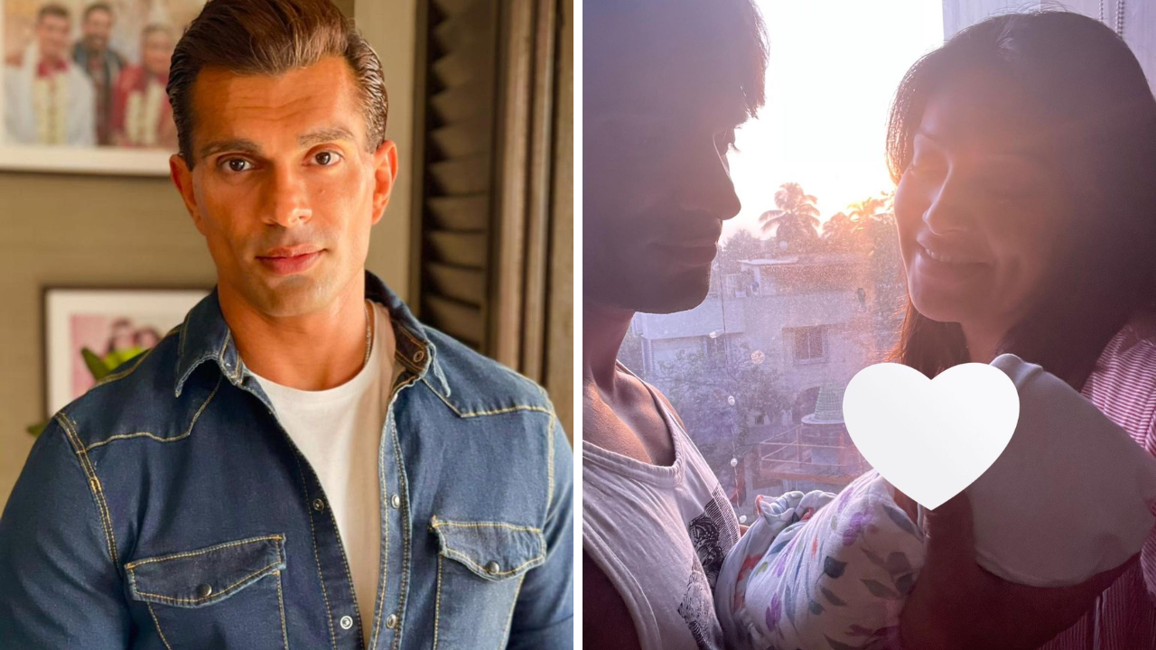 Karan Singh Grover puts together a cute cradle for his little one
