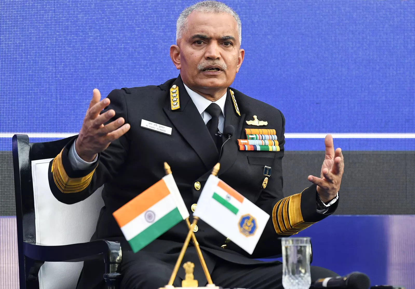 Chief of the Naval Staff Admiral R Hari Kumar