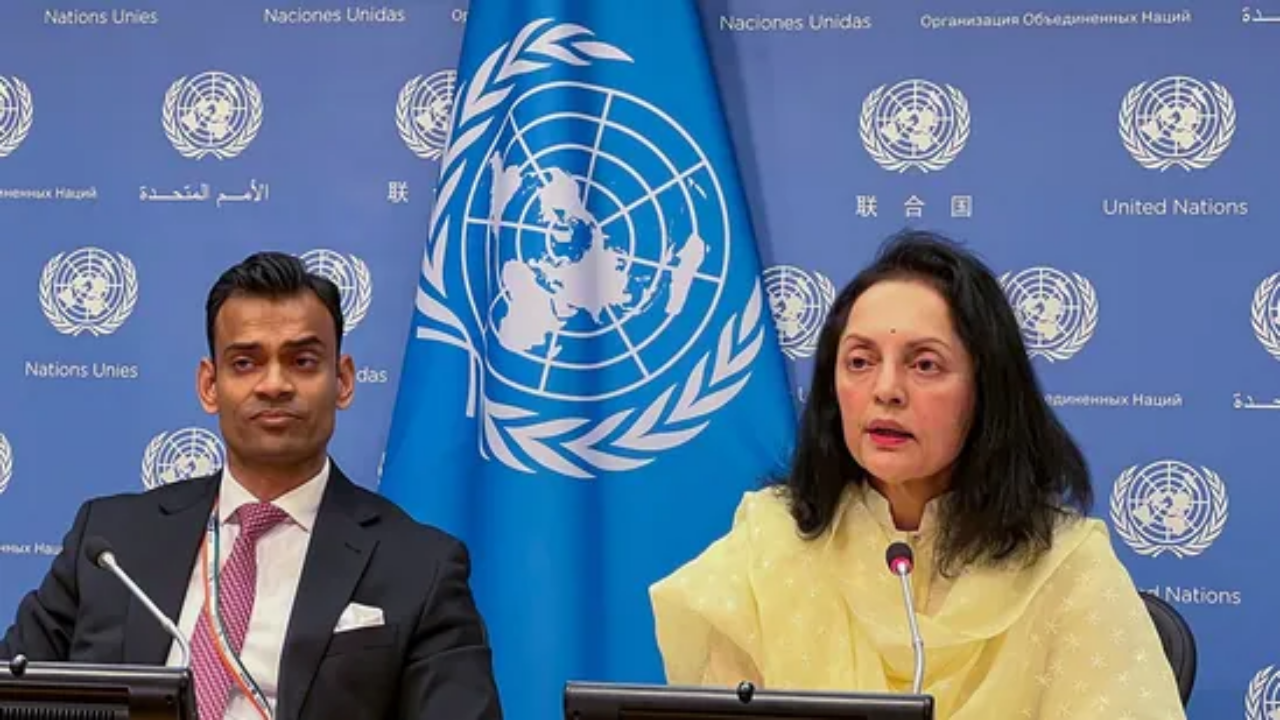 Ruchira Kamboj addresses a press conference at the UN headquarters (File Photo)