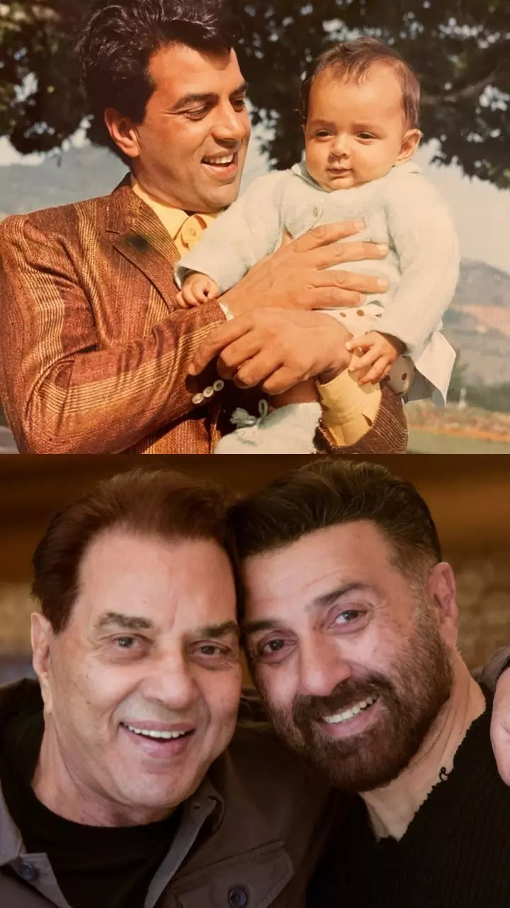 Dharmendras best family moments in photos