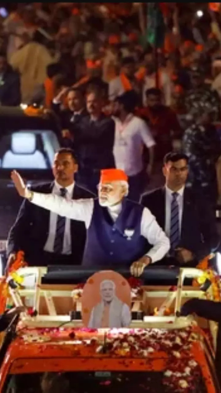 PM Narendra Modi in Gujarat for election campaign