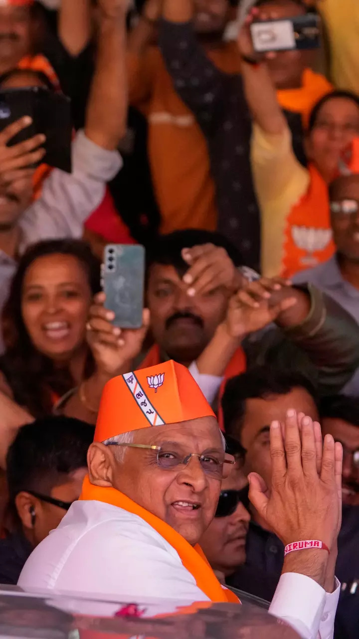 BJP registers thumping victory in Gujarat polls