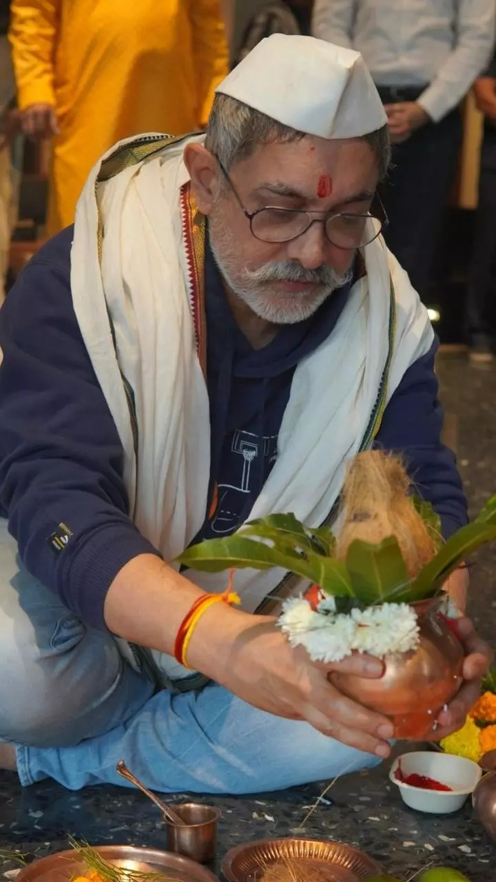 Aamir perform puja