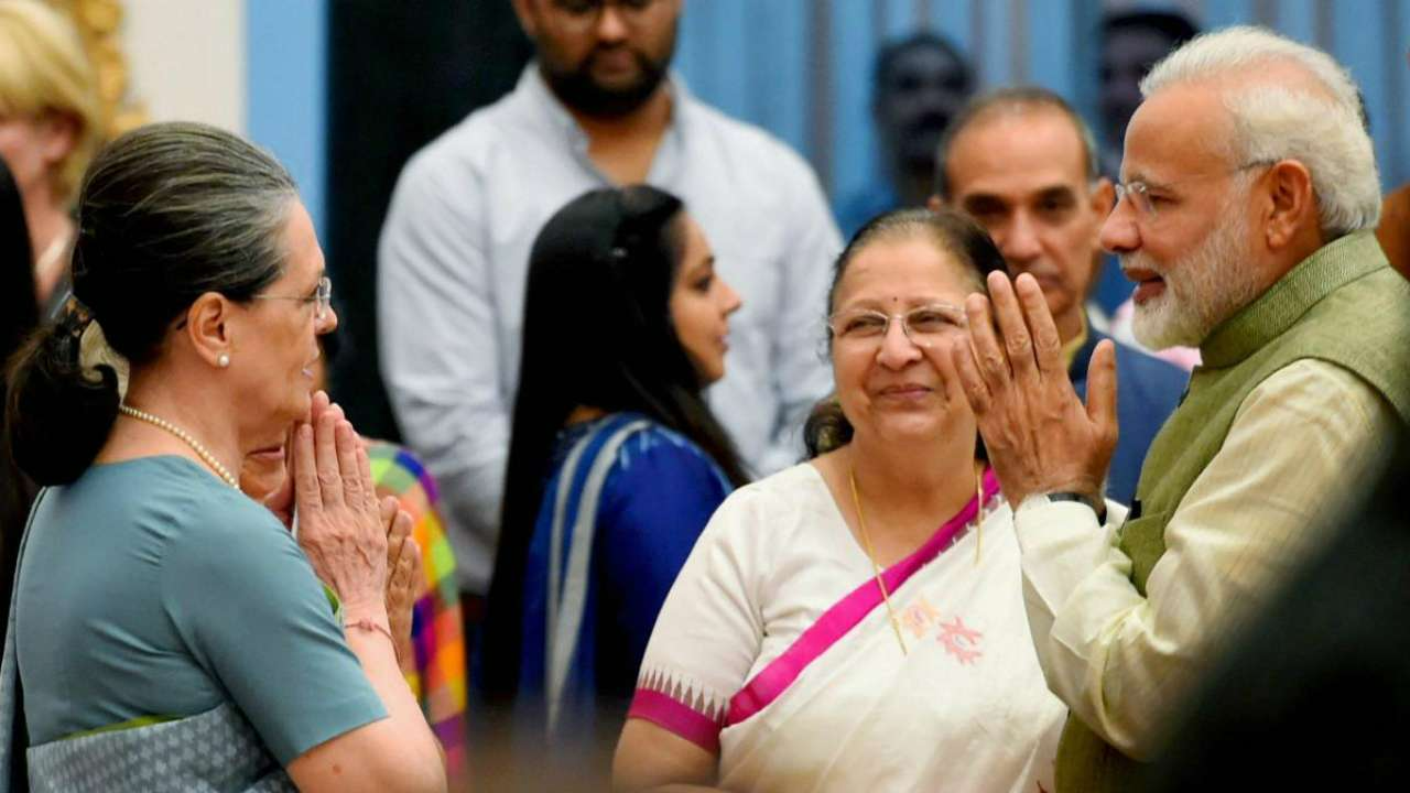 Sonia Gandhi and PM Modi (File Photo)
