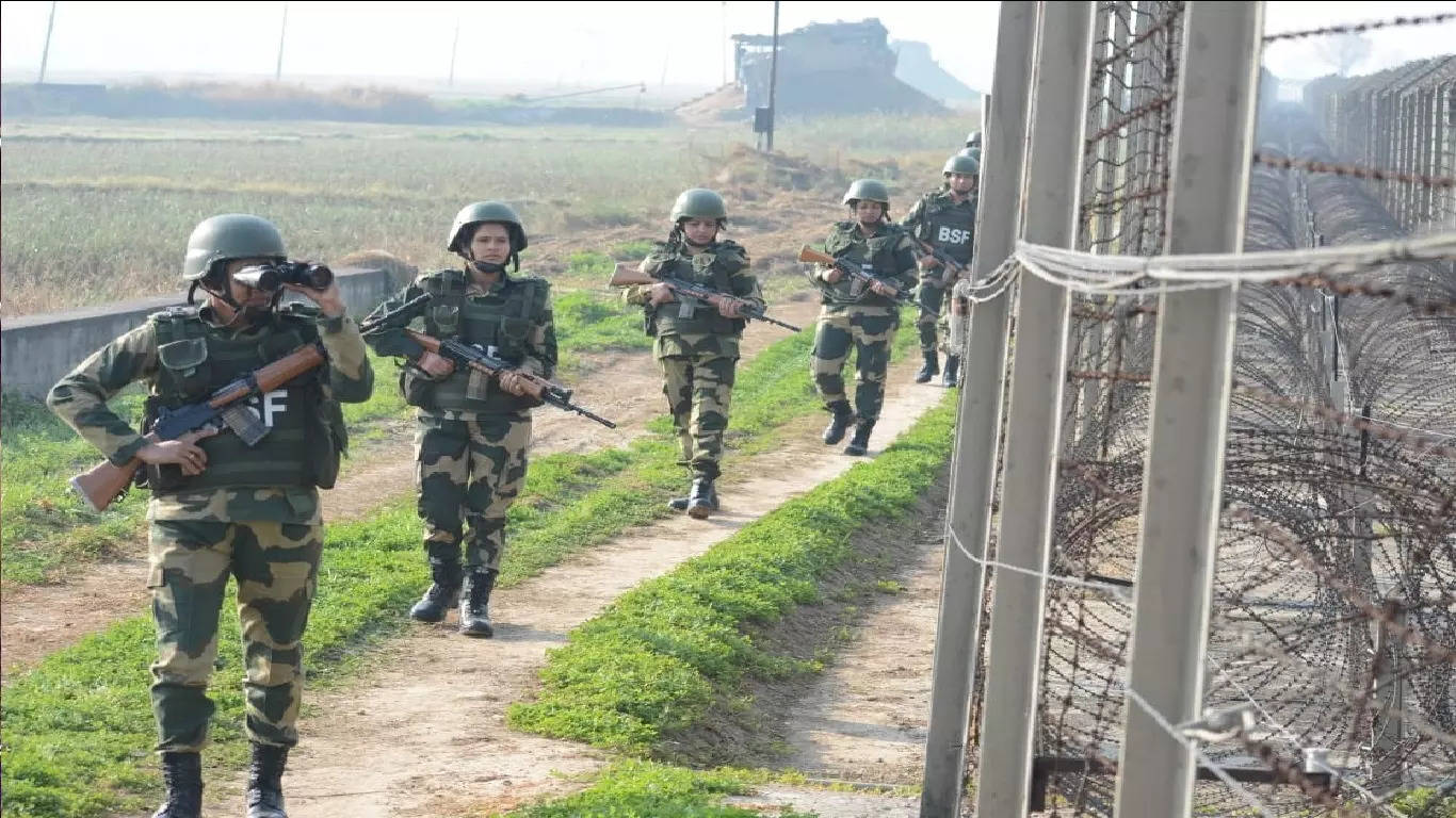 BSF jawans patrolling the International Border. (File Image)