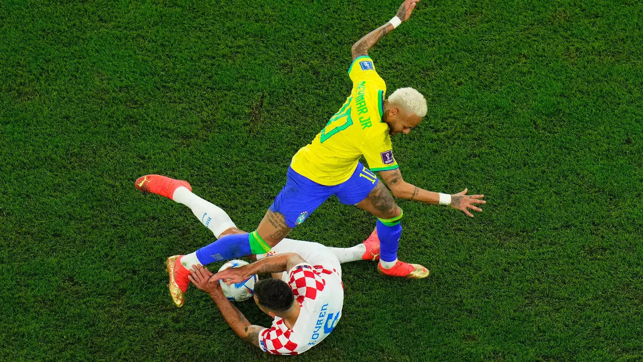 Watch Neymars Brilliant Goal To Equal Peles Record In Brazils Heartbreaking Defeat To