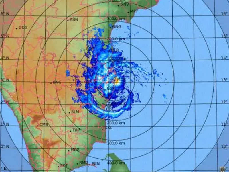 Mandous Cyclone Update - Cyclone Mandous Landfall Update, Tracking, Map ...