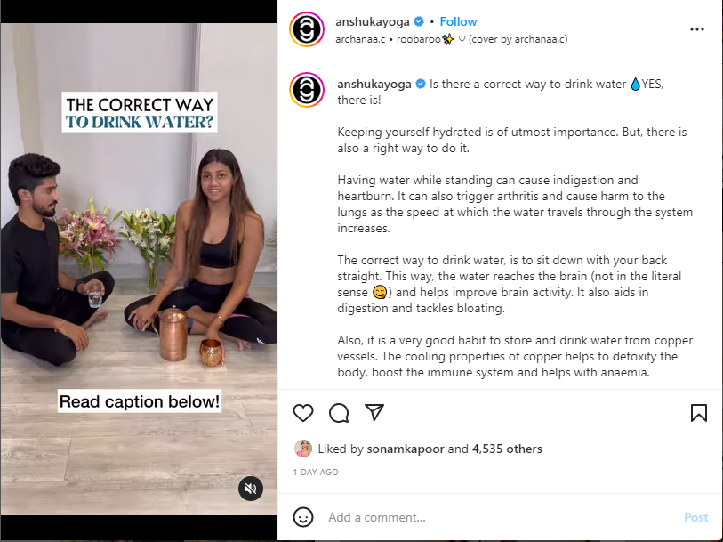 Do you know there is a correct way of drinking water? Else can cause