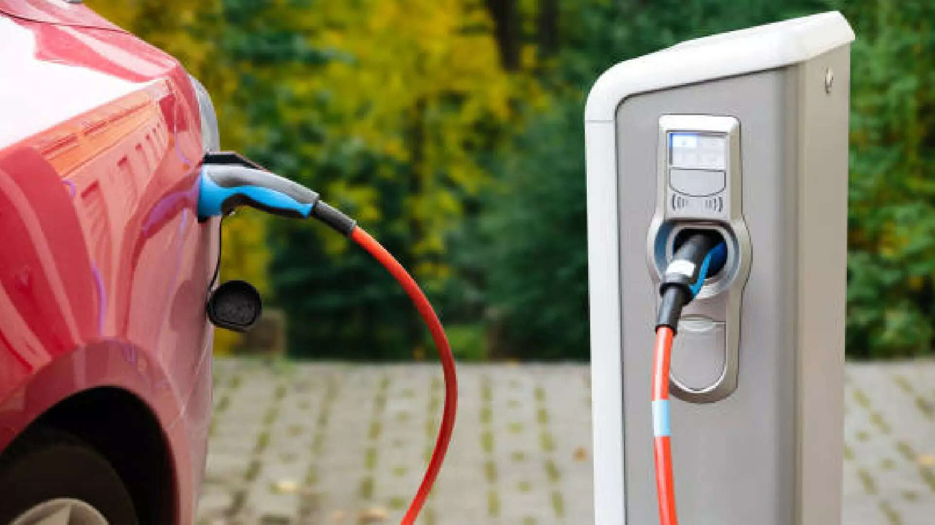 Representational image EV charging station