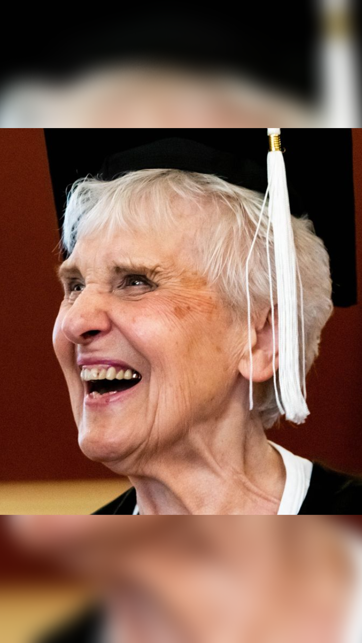 Learning has no age limit 90-year-old woman graduates after starting college 71 years ago