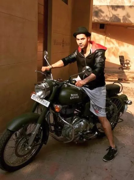 Varun Dhawan Royal Enfield Bullet 500