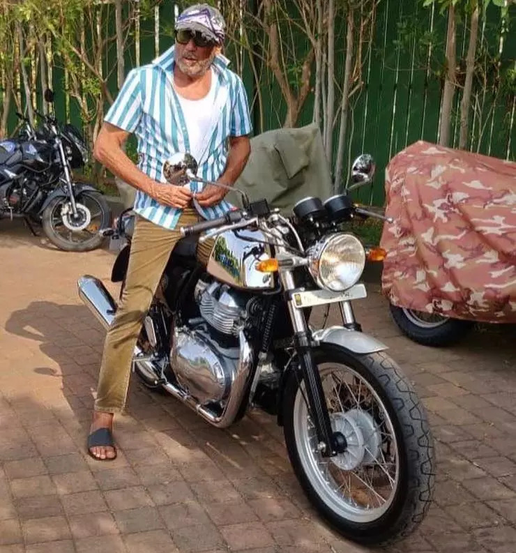 Jackie Shroff Royal Enfield Continental GT650