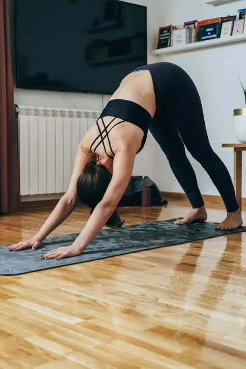 Downward facing dog Adho mukha svanasana