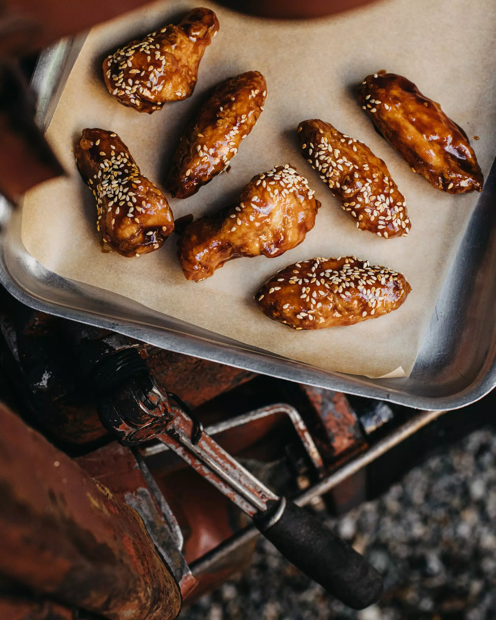 Baked chicken instead of fried chicken wings