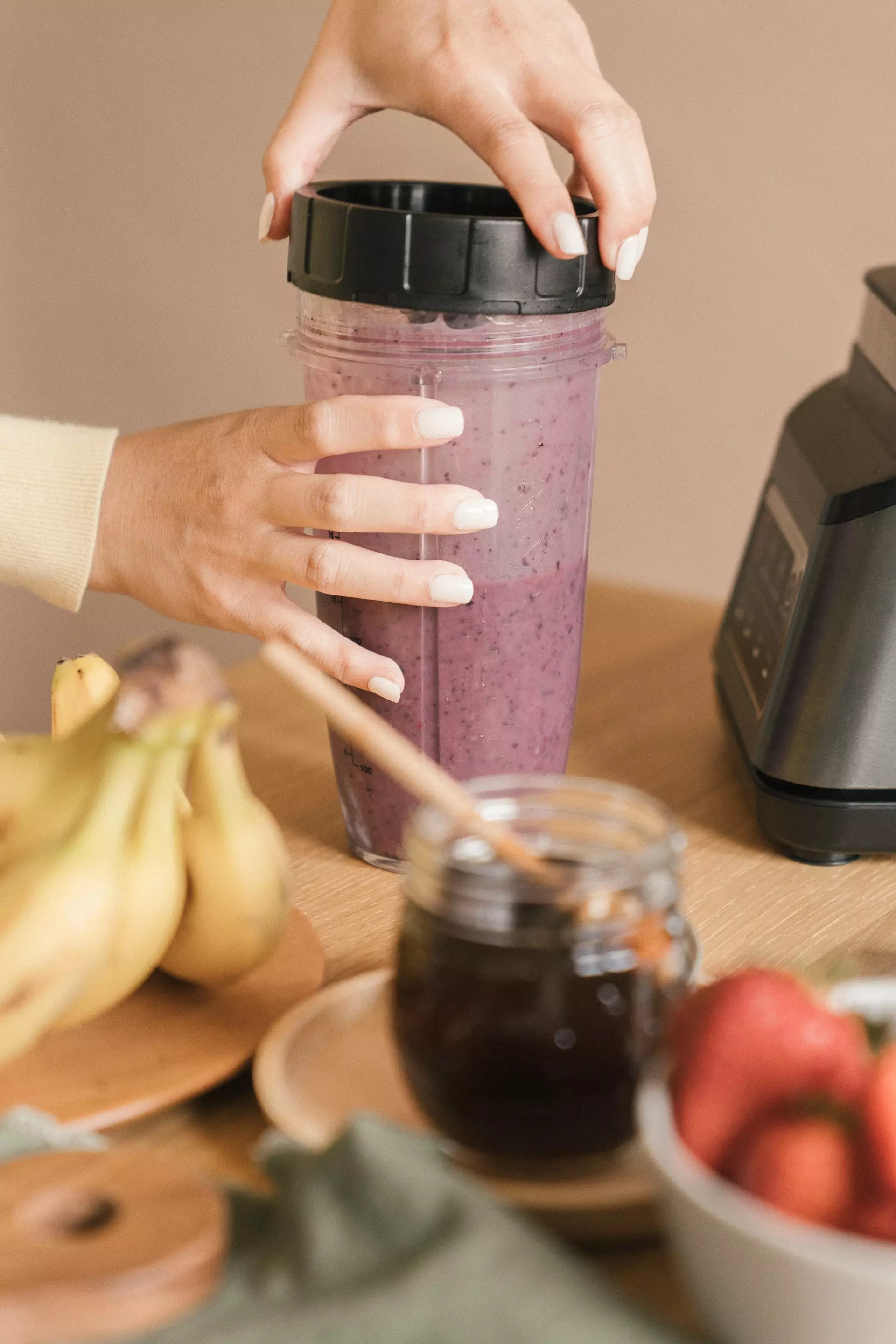 Homemade smoothies instead of milk shakes