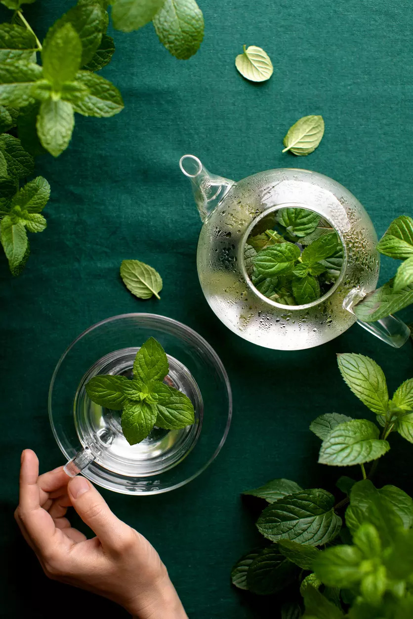 Peppermint tea