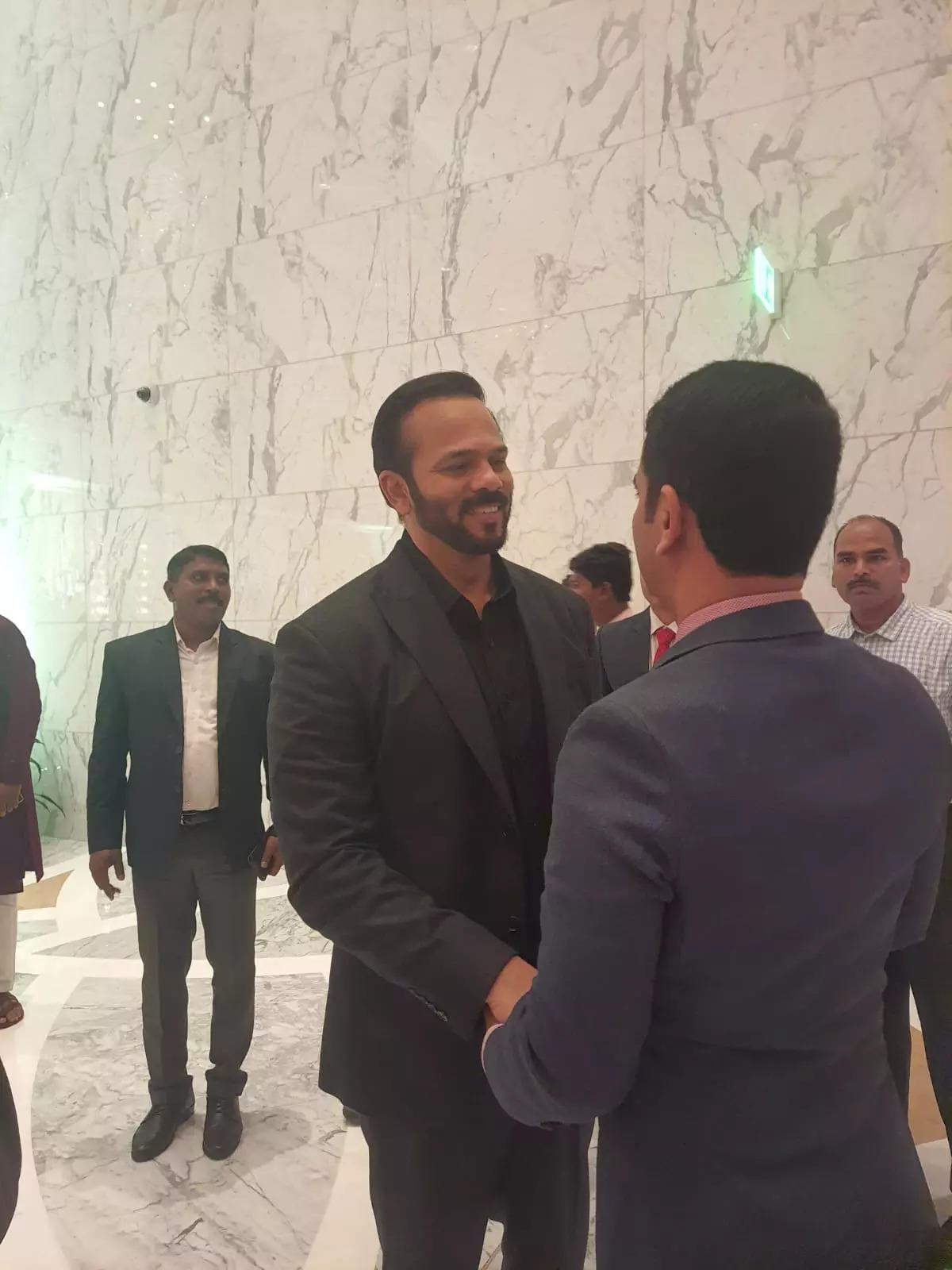Rohit Shetty is all smiles