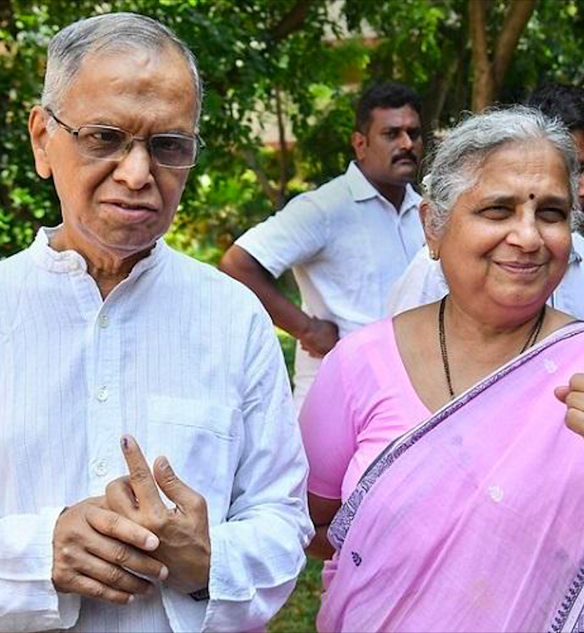 My wife was my safety net Narayana Murthy