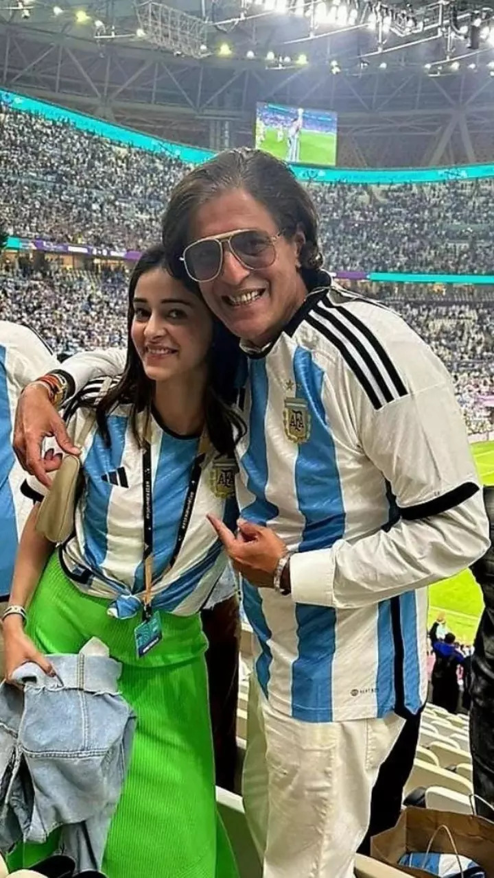 Chunky and Ananya Panday