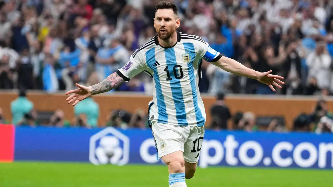 Lionel Messi, final France vs Argentina of the World Cup 2022 in Qatar Minecraft Skin
