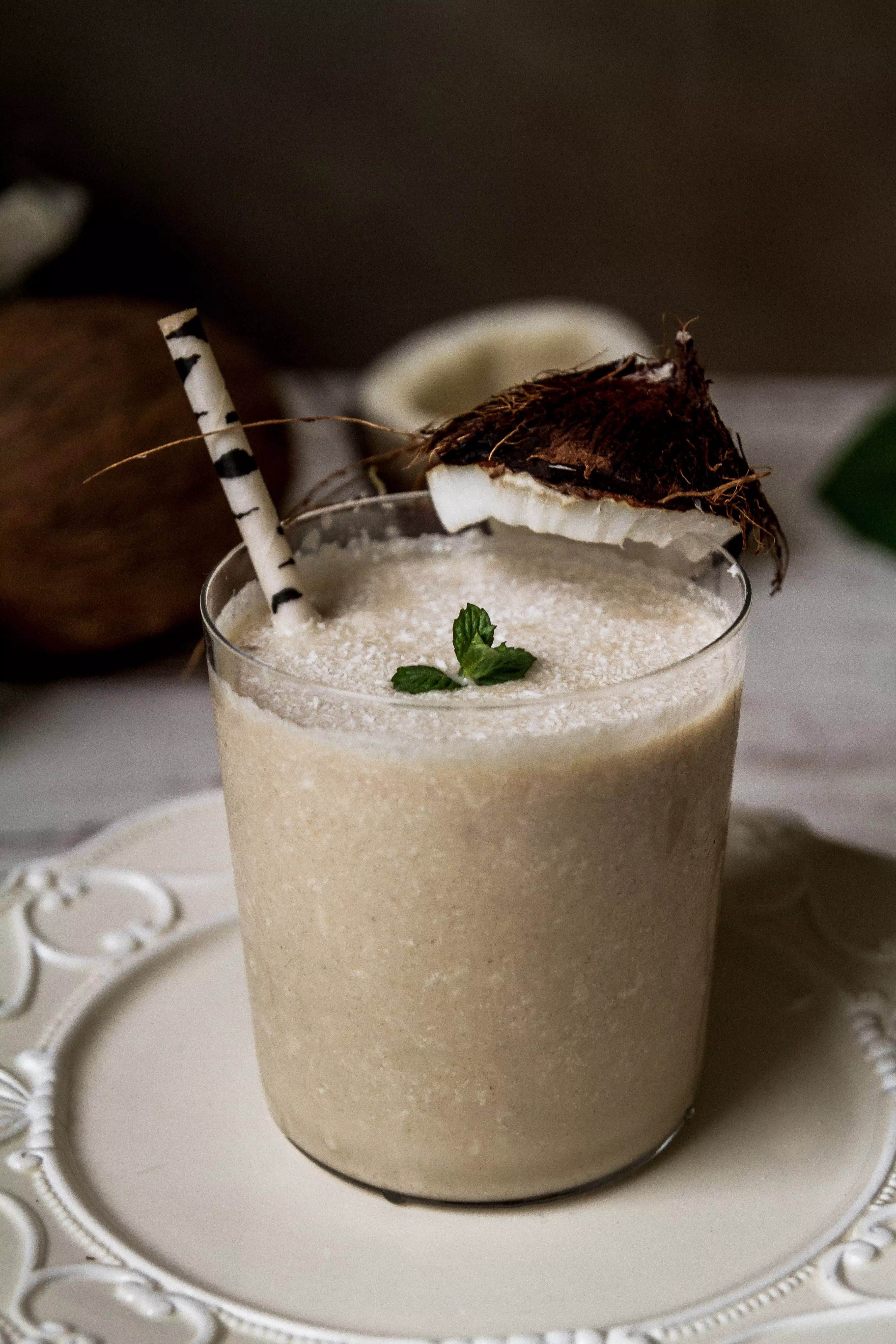 Coconut-banana punch