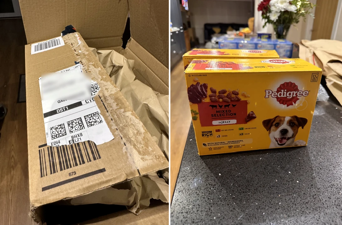 Man receives Pedigree dog food after ordering laptop worth Rs 12 lakh on Amazon company issues apology