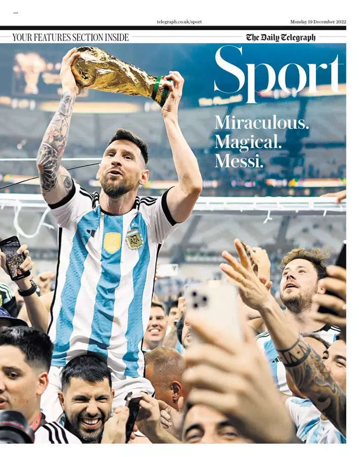 'SUPRIMESSI': Here's how newspapers covered Argentina's FIFA World Cup ...