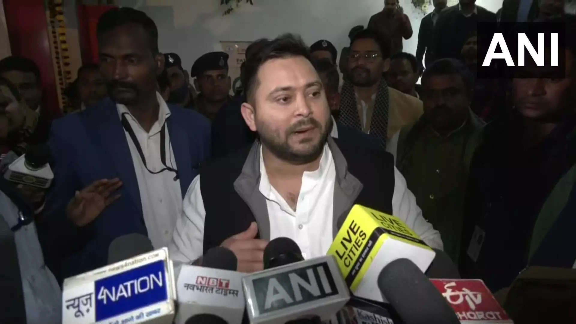 In his response to the allegations, Tejashwi Yadav said: "It is a propaganda running against us. Everyone knows who is setting propaganda and news channels are executing it. They do not see how we are giving jobs to people of Bihar.