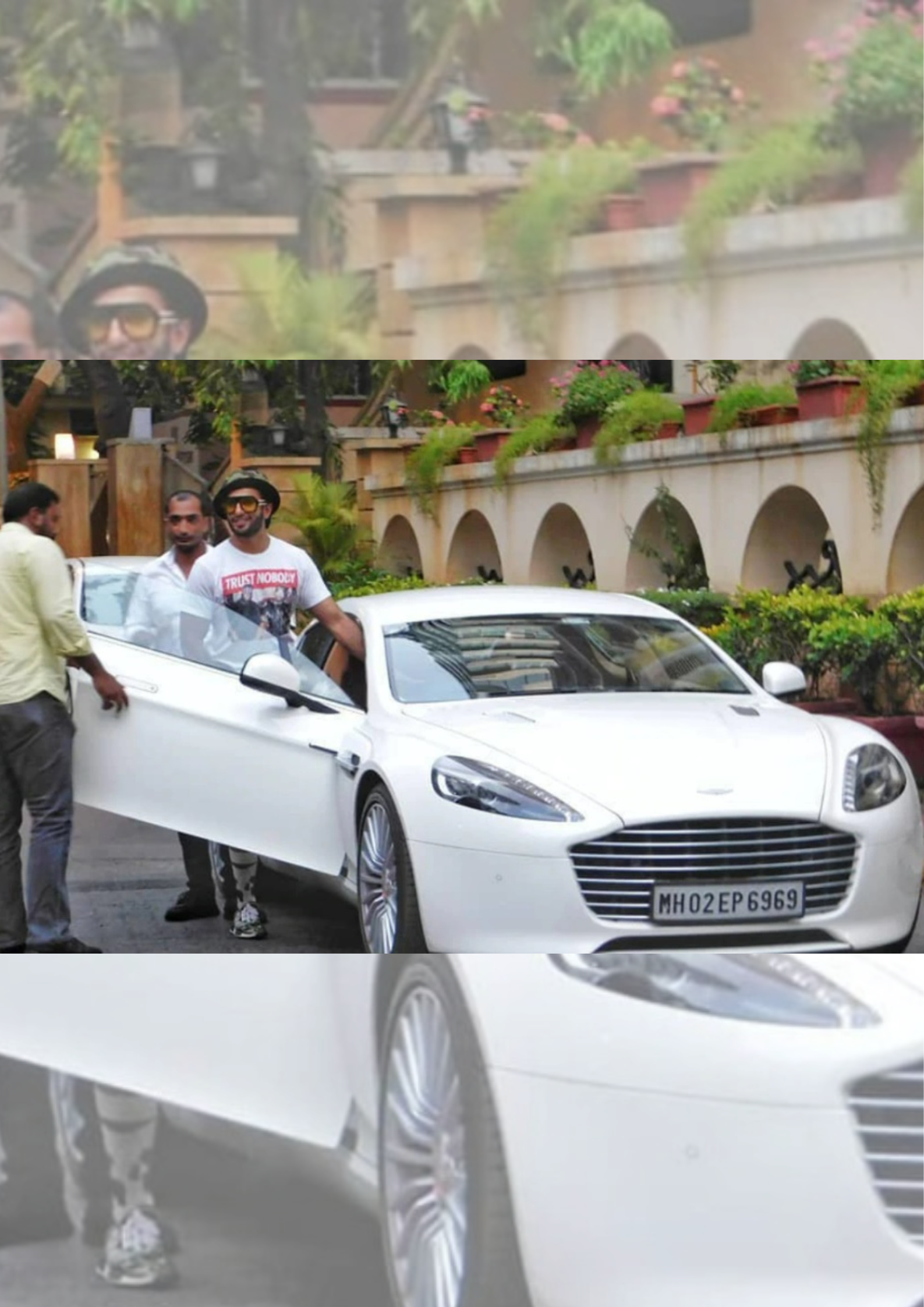 Ranveer Singh Aston Martin Rapide S