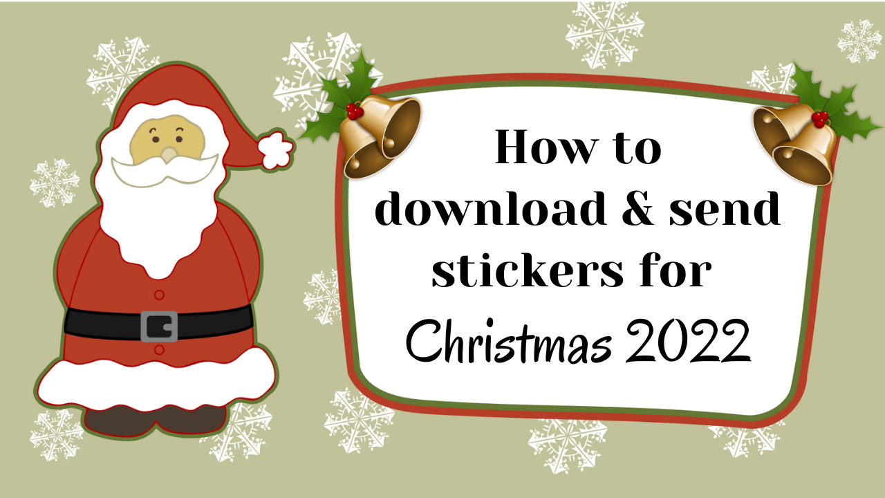 Merry Christmas 2022 Unique Wishes Stickers in English-Hindi: How to  download Xmas GIF Stickers for