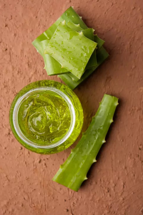 Apply aloe vera coconut oil for acne