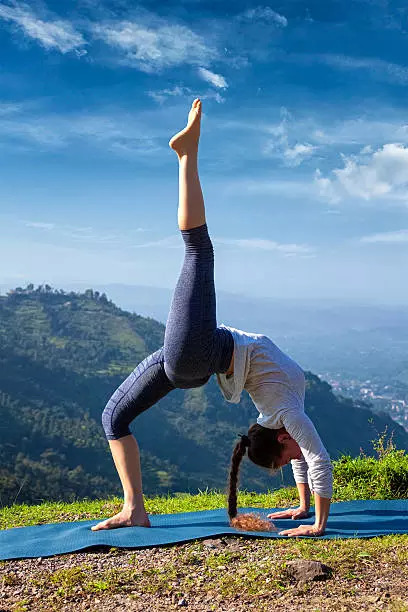 Bridge pose