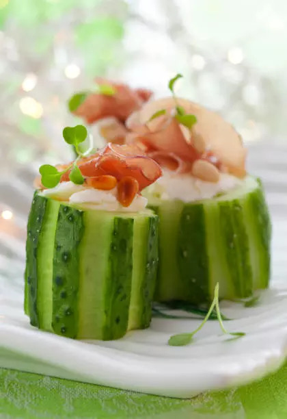 Stuffed cucumber