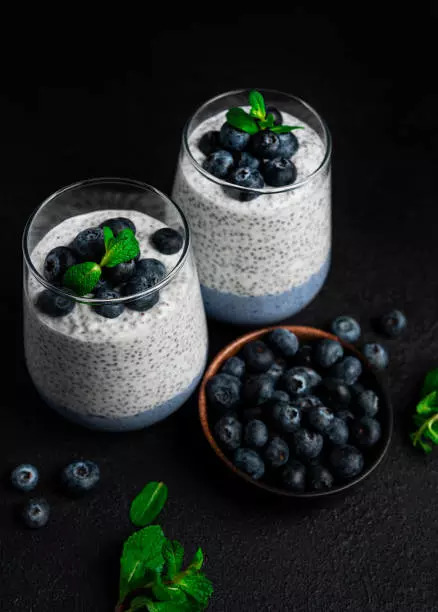 Chia seeds pudding