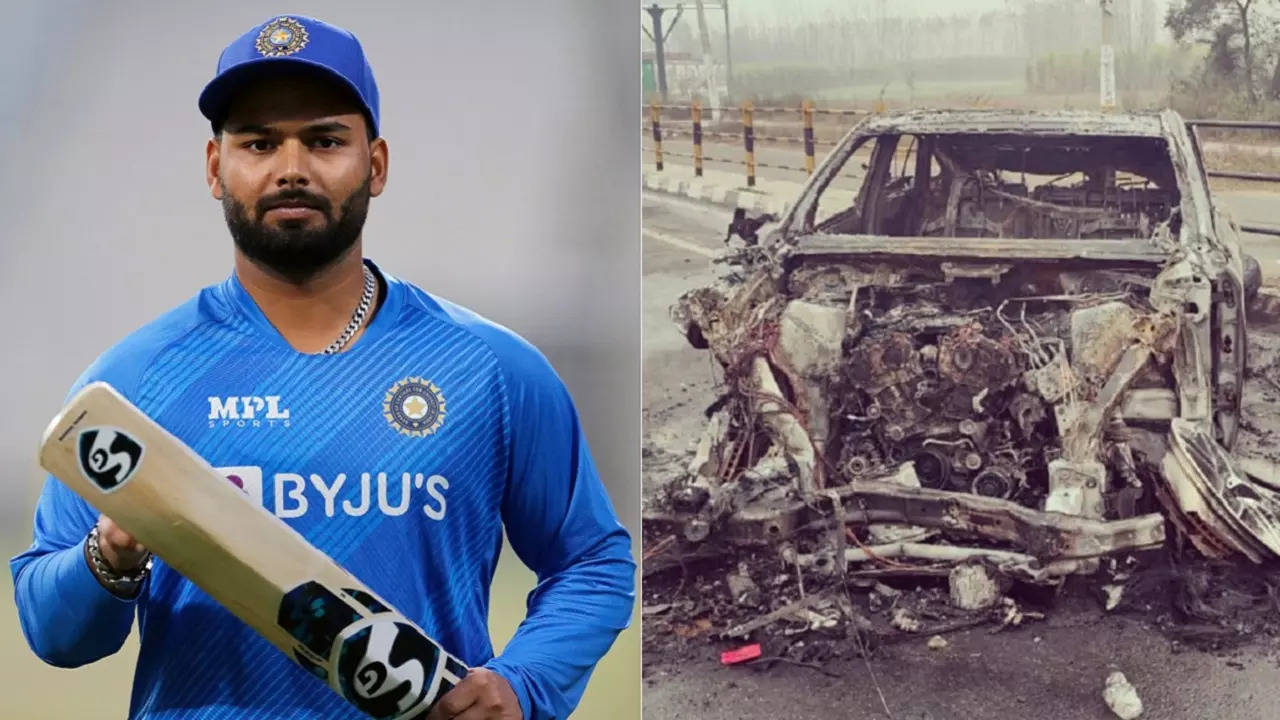 Indian star cricketer Rishabh Pant severely injured after his car collides with divider in Uttarakhand