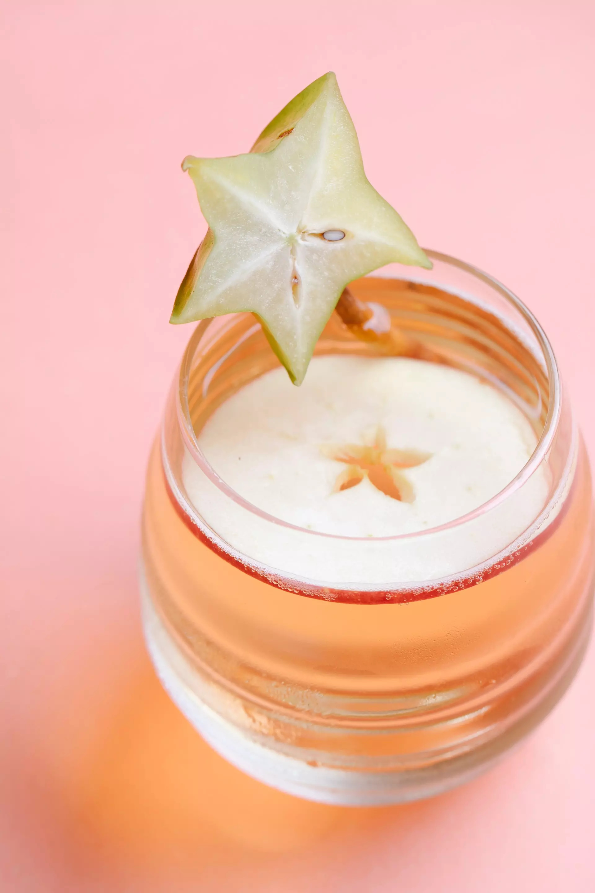 Apple cider ginger mocktail