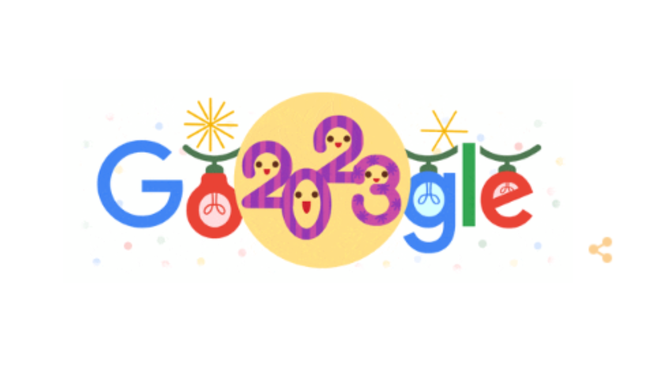 Google celebrates New Year 2023 with special doodle