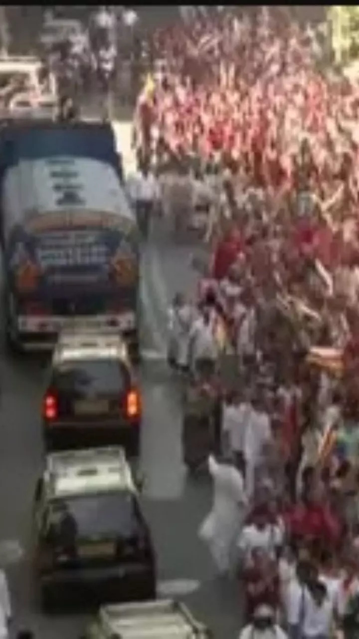 Protest march in Mumbai